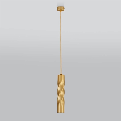 Подвесной светодиодный светильник Eurosvet Scroll 50136/1 LED золото