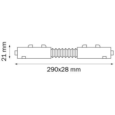 Соединитель гибкий для однофазного трека Lightstar Teta 505156