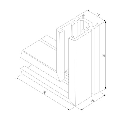 Коннектор L-образный Elektrostandard Mini Magnetic 85179/00 a065639