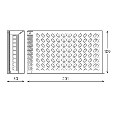 Блок питания Gauss 250W 12V IP20 BT507