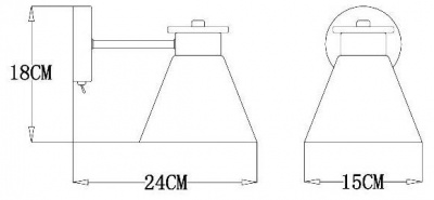 Бра Arte Lamp Tyler A1031AP-1WH