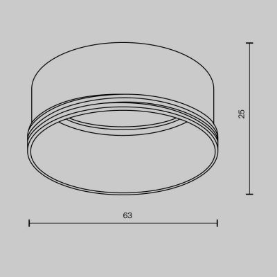 Кольцо декоративное Maytoni Technical Focus RingL-20-W