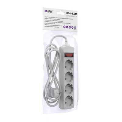 Сетевой фильтр Hiper Optimal HE-4-5M