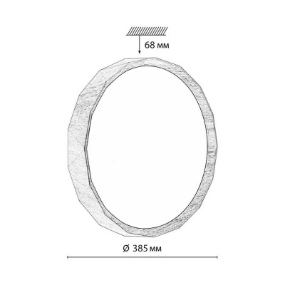 Настенно-потолочный светильник Sonex ZIF WOOD 7637/DL