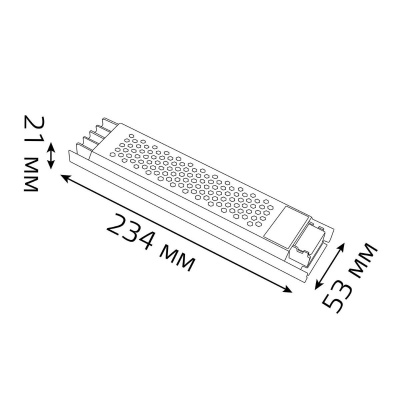 Блок питания Gauss 150W 24V IP20 ультратонкий 202102150