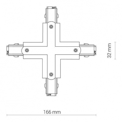 Коннектор X-образный Nowodvorski Ctls Power 8702