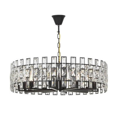 Подвесная люстра Lumina Deco Florina LDP 7041-800 BK