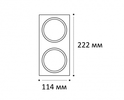 Рамка Italline IT08-8034 white