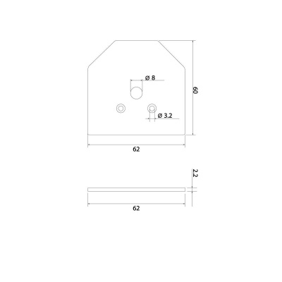 Заглушка для шинопровода Elektrostandard Slim Magnetic 85125/00 2 шт. a062152