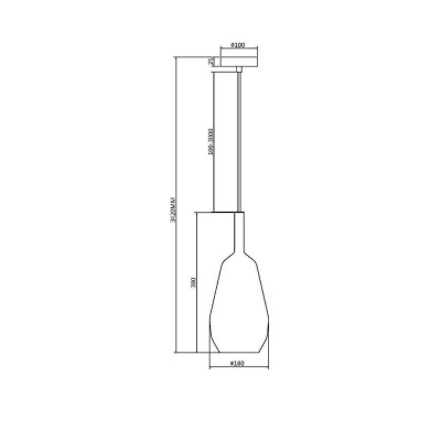 Подвесной светильник Maytoni Duality MOD271PL-01B9