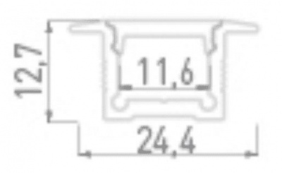 Профиль встраиваемый DesignLed LE.2613 001971