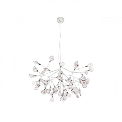 Подвесная светодиодная люстра Crystal Lux Evita SP63 White/Transparent