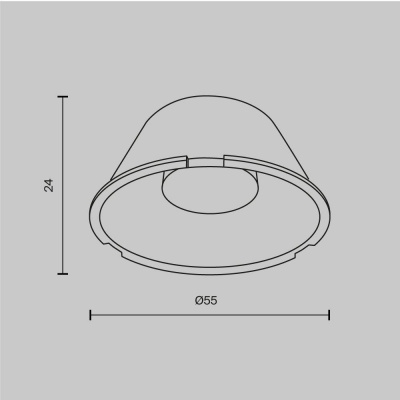 Линза Maytoni Technical Focus Led LensD49-15