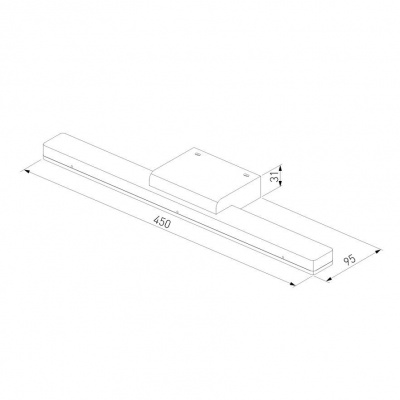 Подсветка для зеркал Elektrostandard Protect LED белый MRL LED 1111 a052870