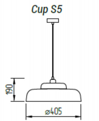 Подвесной светильник TopDecor Cup S5 09