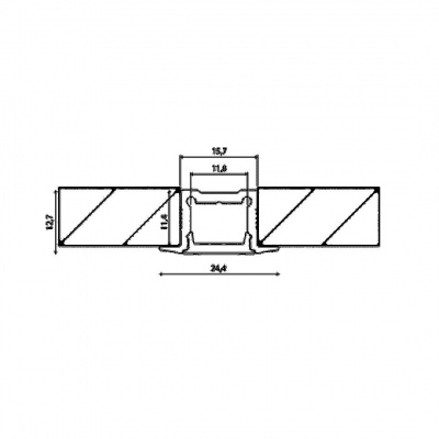 Профиль встраиваемый DesignLed LE.2613 001971