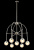 Подвесная люстра Crystal Lux Truena SP-PL6+1 Nickel