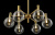 Подвесная люстра Crystal Lux Andres SP6 Bronze/Transparente