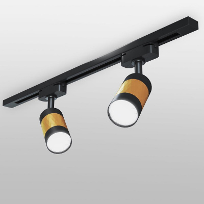 Трековый светильник Elektrostandard Mizar GU10 MRL 1007 черный/серебро 4690389148040