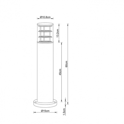 Уличный светильник Arte Lamp Tokyo A5316PA-1BK