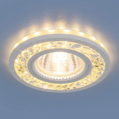Встраиваемый светильник Elektrostandard 8355 MR16 CL/WH прозрачный/белый 4690389102851