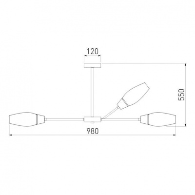 Подвесная люстра Eurosvet Thalia 60140/12 золото