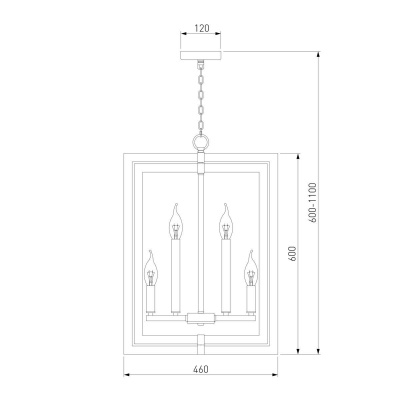 Подвесная люстра Bogates Hudson 327/8