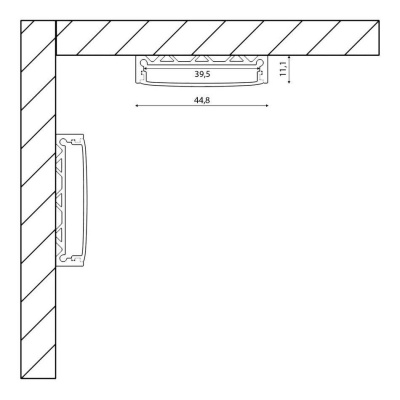 Профиль с рассеивателем SWG SF-4411 001137