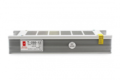 Блок питания SWG 12V 250W IP20 20,85A T-250-12 000930