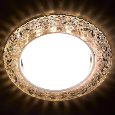 Встраиваемый светодиодный светильник Ambrella light GX53 LED G308 CL/WW