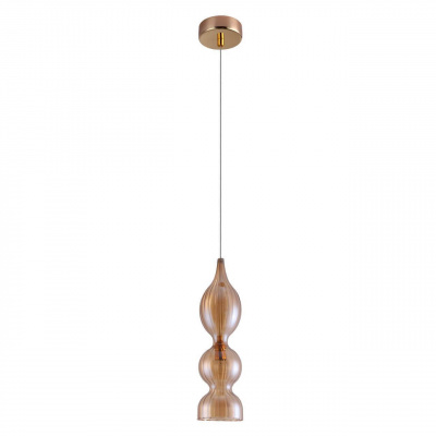 Подвесной светильник Crystal Lux Iris SP1 B Amber