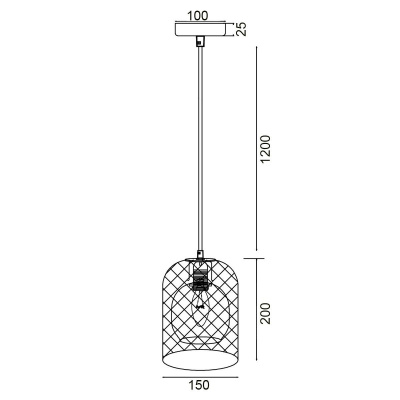 Подвесной светильник Vele Luce Diodor VL6404P01