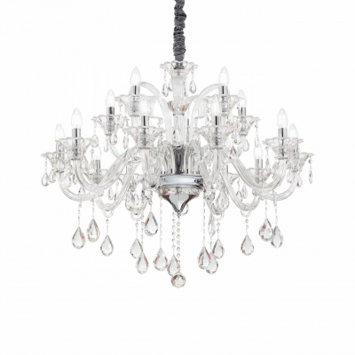 Подвесная люстра Ideal Lux Colossal SP15 Trasparente 114170