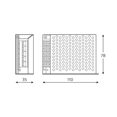 Блок питания Gauss 40W 12V IP20 BT502