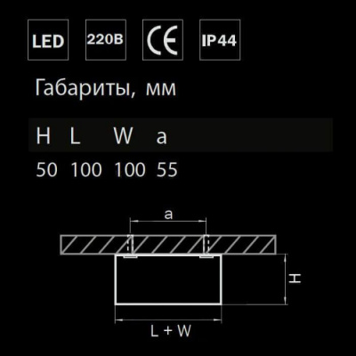Потолочный светодиодный светильник Lightstar Zolla 213924