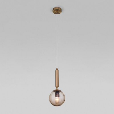 Подвесной светильник Eurosvet Joy 50208/1 янтарный