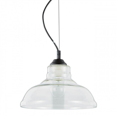 Подвесной светильник Ideal Lux Bistro SP1 Plate Trasparente 112336