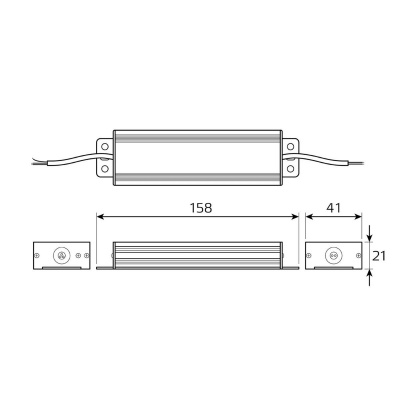 Блок питания Gauss 75W 12V IP67 BT523