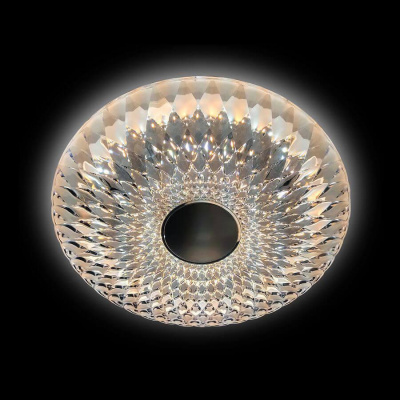 Потолочный светодиодный светильник Ambrella light Orbital Crystal Sand FS1230 CL 48W D480