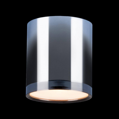 Потолочный светодиодный светильник Elektrostandard DLR024 6W 4200K хром/черный хром 4690389121968