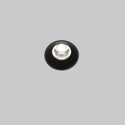 Встраиваемый светодиодный светильник Maytoni Round DL058-7W4K-TRS-B