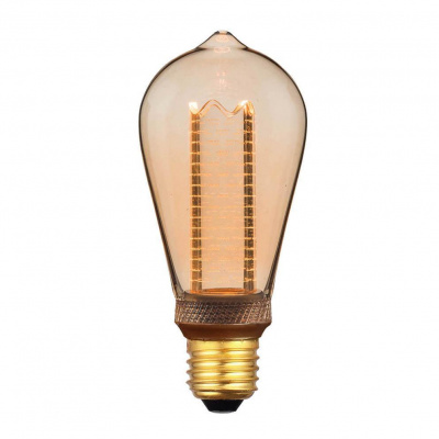 Лампа светодиодная Hiper E27 4W 1800K янтарная HL-2228