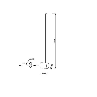 Настенный светодиодный светильник Maytoni Light Stick MOD237WL-L6B3K