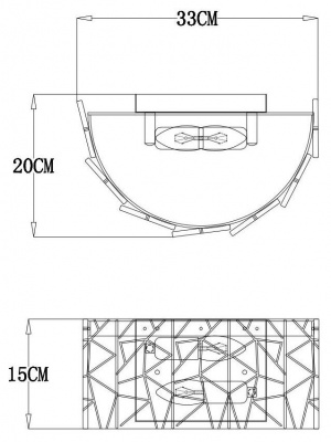 Настенный светильник Arte Lamp Galatea A1222AP-2CC