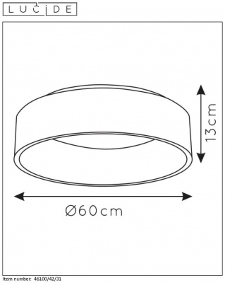 Потолочный светодиодный светильник Lucide Talowe Led 46100/42/31