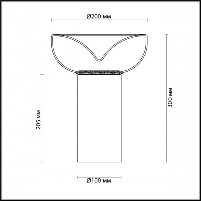 Настольная лампа Odeon Light Kaleo L-vision 4721/7TL