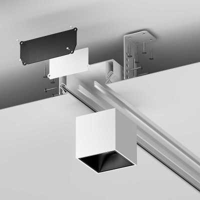 Профиль ниши скрытого монтажа в натяжной потолок Maytoni Technical ALM-9940-SC-W-2M