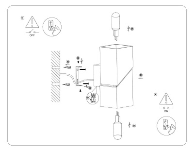 Настенный светильник Ambrella light Wallers Wall FW2475