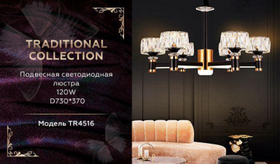 Подвесная светодиодная люстра Ambrella light Traditional TR4516