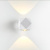 Уличный настенный светодиодный светильник Odeon Light Hightech Diamanta 4219/4WL
